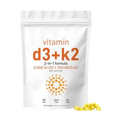 Kapsul Gel Lunak Vitamin D3 K2